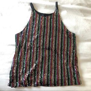 Rainbow Sequin Tank Top 🌈 ✨